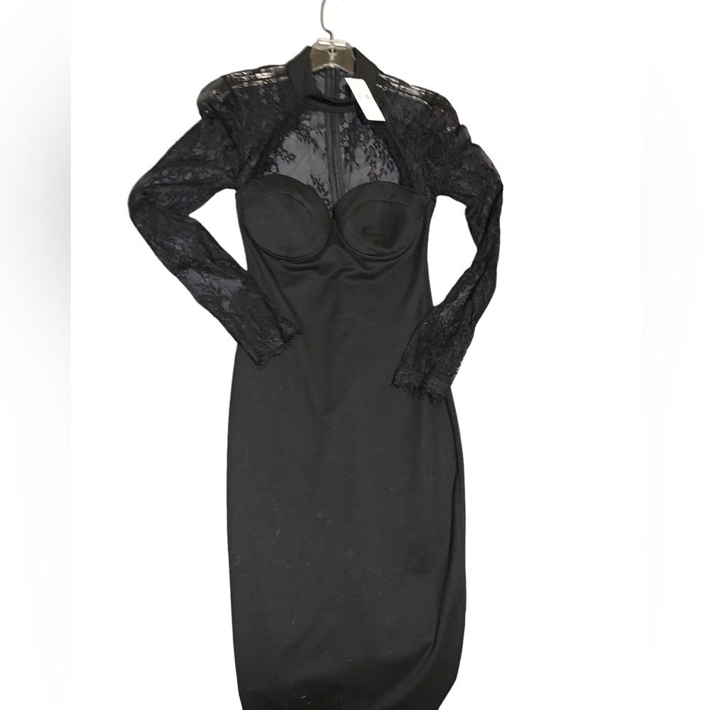 Black Lacy FashionNova dress size Small